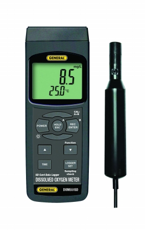 Picture of General Tools & Instruments DOM551SD Dissolved Oxygen Meter With Excel-Formatted Data Logging Sd Card
