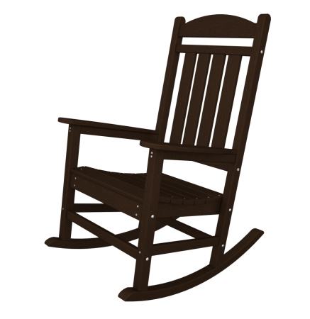 Poly Wood R100MA Presidential Rocker - Mahogany -  POLYWOOD