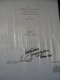 Picture of Powers Collectibles 18679 Signed Bulloch Jeremy &apos;&apos;Star Wars -Saga I&apos;&apos; Script Copy of Star Wars Saga I