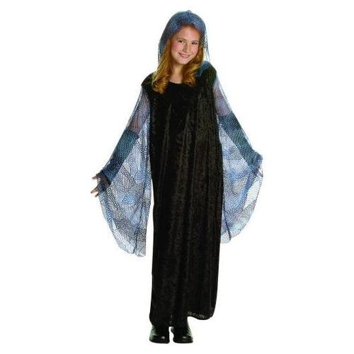 Picture of RG Costumes 91414-L Large Venus Dress with Mesh Hood Costume - Blue