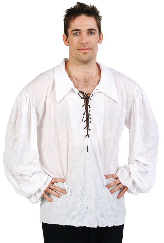 Picture of RG Costumes 80331-BE Renaissance Shirt Off Costume - Beige