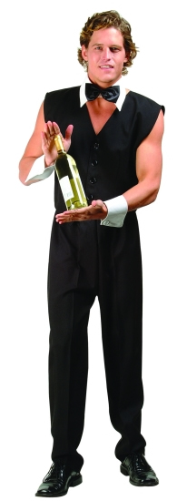 Picture of RG Costumes 80401-L Large Chip The Bartender Costume