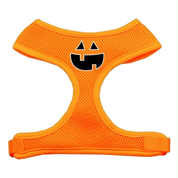 Picture of Mirage Pet Products 70-20 SMOR Pumpkin Face Design Soft Mesh Harnesses Orange Small