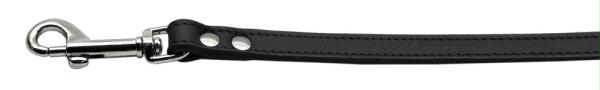 Picture of Mirage Pet Products 83-12 12Bk Fashionable Leather Leash Black .50 in.  Wide