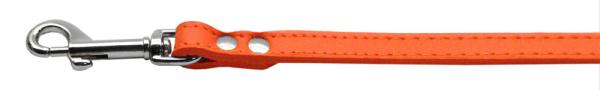 Picture of Mirage Pet Products 83-12 12Or Fashionable Leather Leash Orange .50 in.  Wide