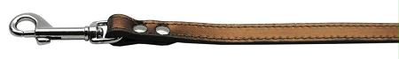 Picture of Mirage Pet Products 83-12 34Bz Fashionable Leather Leash Bronze .75 in.  Wide