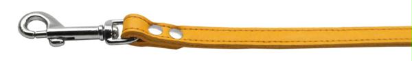Picture of Mirage Pet Products 83-12 34Mn Fashionable Leather Leash Mandarin .75 in.  Wide