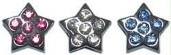 Picture of Mirage Pet Products 10-15 38BL .38 in.  Slider Star Charm Blue .38 in.