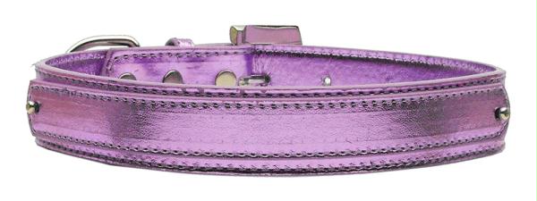 Picture of Mirage Pet Products 18-02 LGPRM .75 in.  - 18mm Metallic Two-Tier Collar  Purple Large