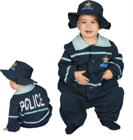 Picture of Costumes For All Occasions Up295 Baby Police Officer Bunting