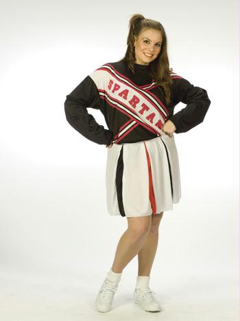 Picture of Costumes For All Occasions Fw100175 Cheerleader Spartan Girl Plus