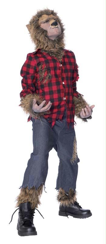 Picture of Costumes For All Occasions Mr144019 Wolfman Child Costume Med 8-10