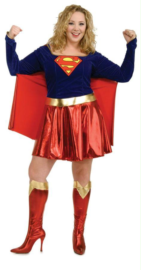 Picture of Costumes For All Occasions Ru17479 Supergirl Plus Size