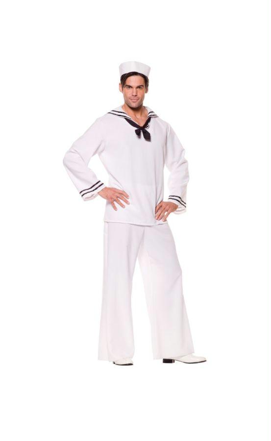 Picture of Costumes For All Occasions Ur29066Xl Sailor Shirt White Male Xl
