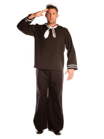 Picture of Costumes For All Occasions Ur28909 Sailor Complete Black