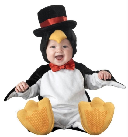 Picture of Costumes For All Occasions Ic6010Txs Lil Penguin Character 6-12Mos