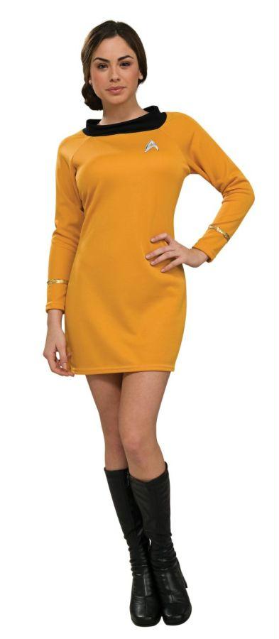 Picture of Costumes For All Occasions Ru889059Sm Star Trek Classic Gld Dress Sm