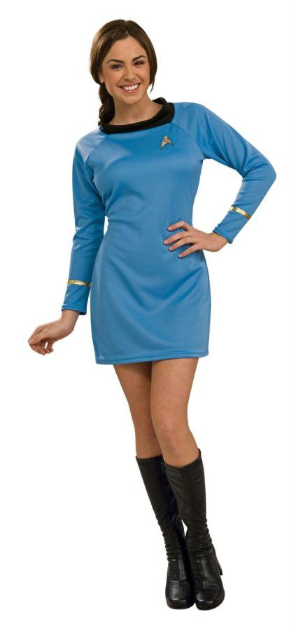 Picture of Costumes For All Occasions Ru889060Xs Star Trek Classic Blu Dress Xs