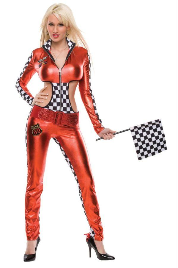 Picture of Costumes For All Occasions Cq6069Ml Risky Racer Medium Large