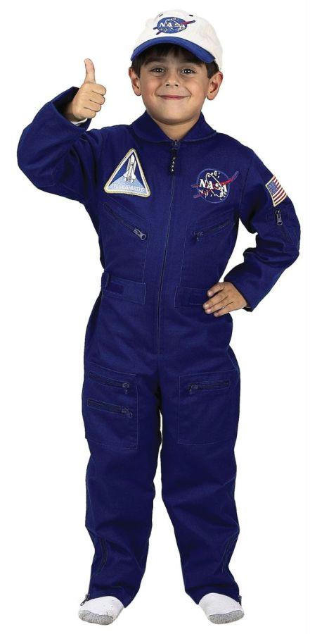 Picture of Costumes For All Occasions Ar59Sm Flight Suit W Cap Size 4-6