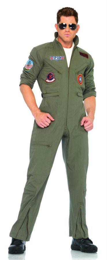 Picture of Costumes For All Occasions Uatg83702Ml Top Gun Jumpsuit Medium/Large