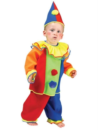 Picture of Costumes For All Occasions Ff740605 Baby Bobo Clown Small 4-6