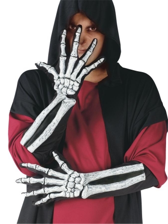 Picture of Costumes For All Occasions Fw90195 Skeleton Glove And Wrist Bone