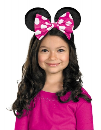 Picture of Costumes For All Occasions Dg27129 Minnie Mouse Ears With Rev Bow