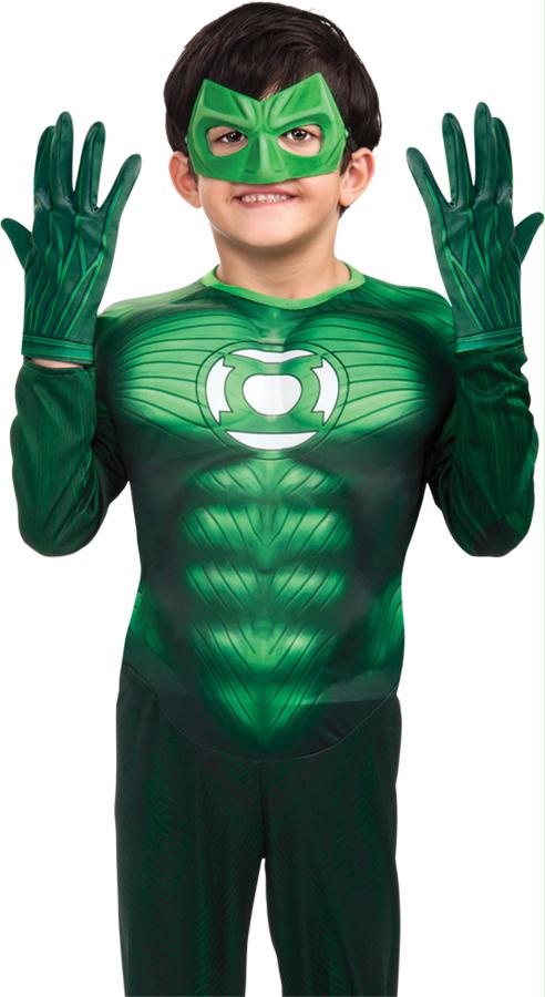 Picture of Costumes For All Occasions Ru3618 Gloves Hal Jordan Child