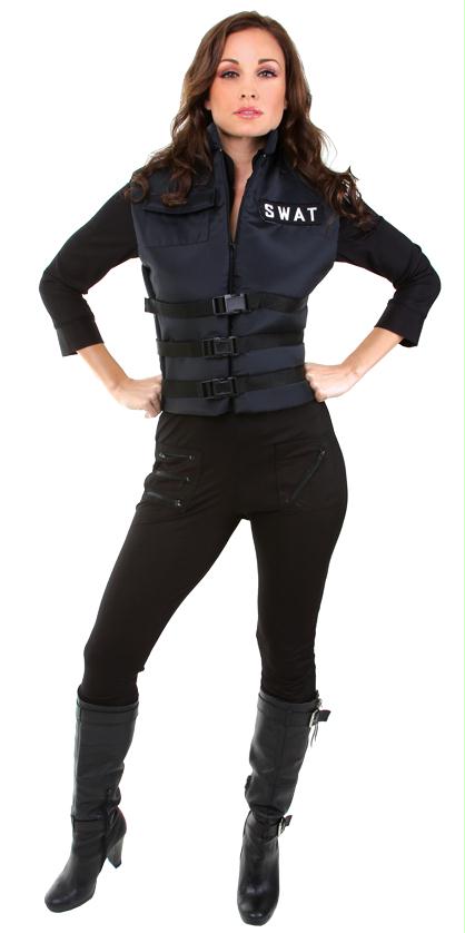 Picture of Costumes For All Occasions Ur29230Lg Lady Swat Lg