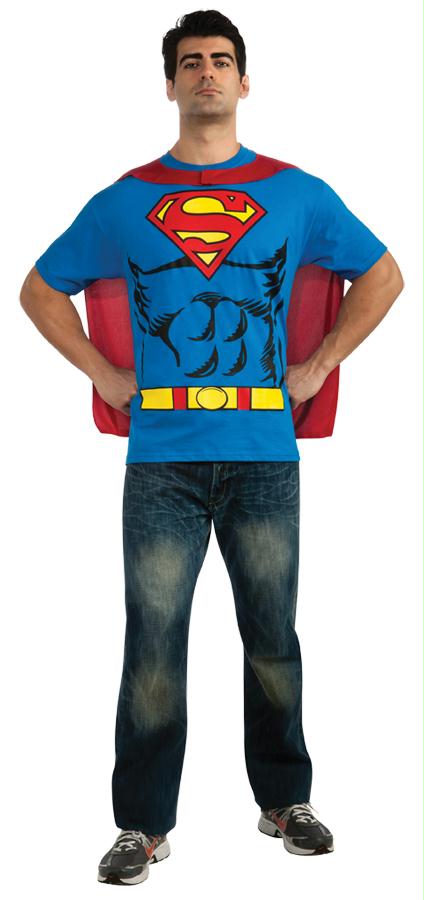 Picture of Costumes For All Occasions Ru880470Md Superman Shirt Medium