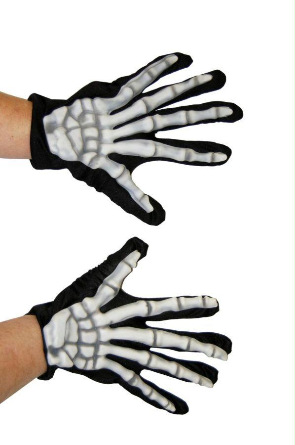 Picture of Costumes For All Occasions Ba31 Gloves Skeleton