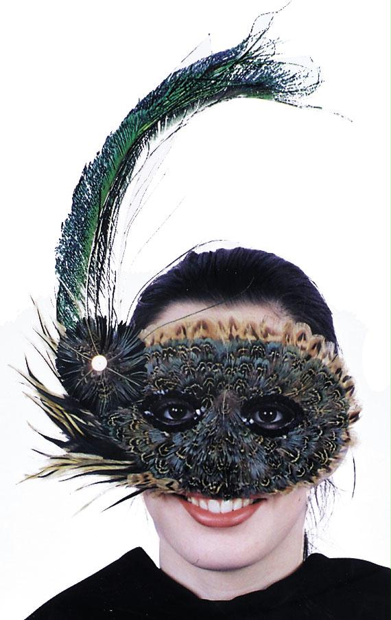 Picture of Costumes For All Occasions Ti51 Mask Feather 20S Style
