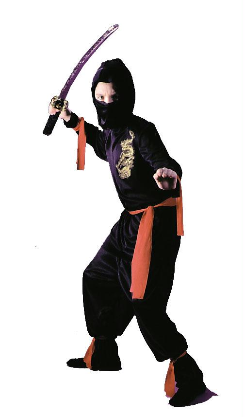 Picture of Costumes For All Occasions Fw8707Sm Black Ninja Child Small