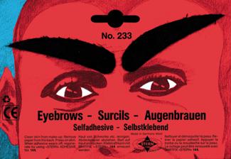 Picture of Costumes For All Occasions Cb21Bk Eyebrows Super Black