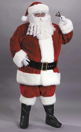 Picture of Costumes For All Occasions Fw7512 Santa Suit Prem Plush Xlg