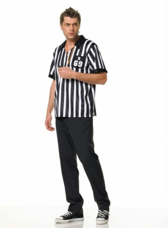 Picture of Costumes For All Occasions Ua83097Xl Referee Shirt Mens Xlarge