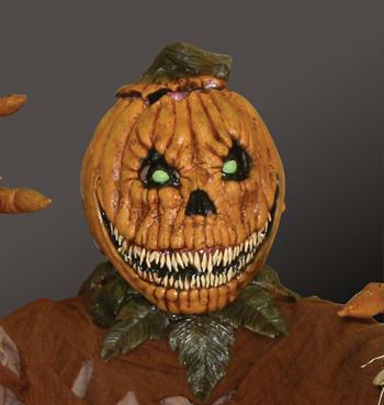 Picture of Costumes For All Occasions Ta349 Pumpkin Rot Latex Mask