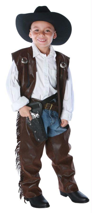 Picture of Costumes For All Occasions Ur26160Sm Cowboy Chaps Vest Child Small