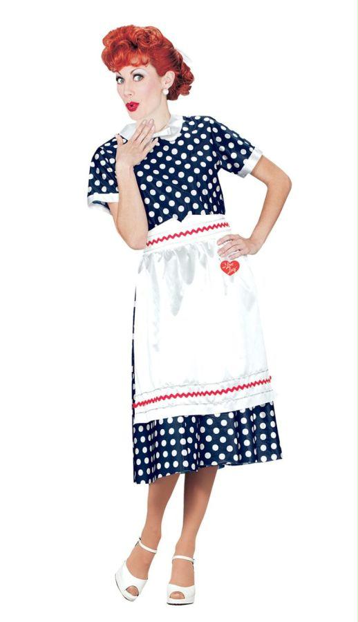 Picture of Costumes For All Occasions Xr40111Md I Love Lucy Polka Dot Dress Md