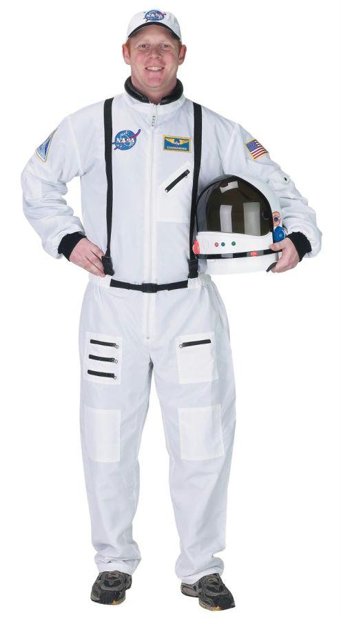 Picture of Costumes For All Occasions Ar30 Astronaut Suit Adult White Lg