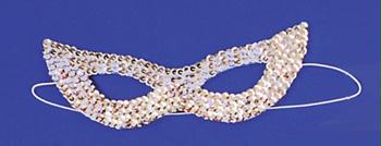 Picture of Costumes For All Occasions Ti16Sv Cat Mask Sequin Silver