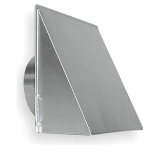 Broan 643 Aluminum Wall Cap and Fits 8 in. Round Duct -  Broan-NuTone LLC