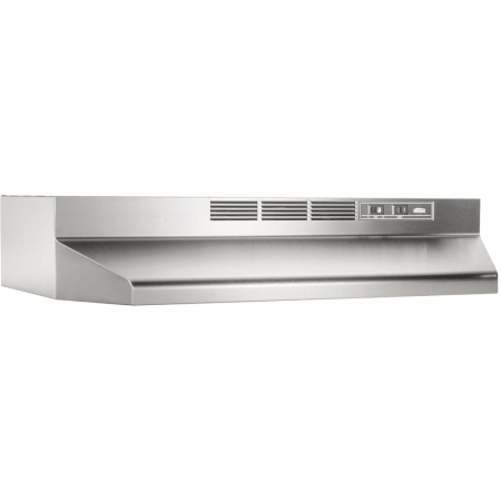 Picture of Broan 412404 24 in. Non-Ducted Range Hood - Stainless Steel