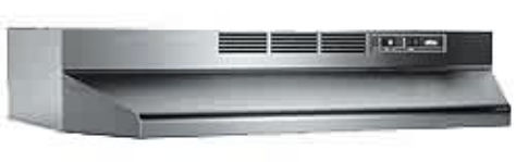 Picture of Broan 413604 36 in. Non-Ducted Range Hood - Stainless Steel