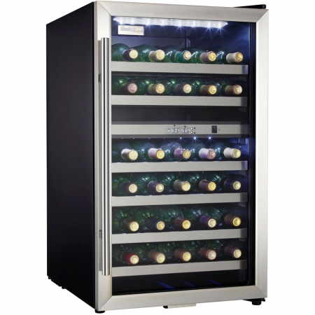 20 in. Freestanding Compact Wine Cooler with 38-Bottle Capacity -  Danby, DA15350