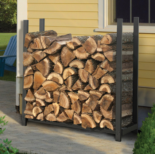 Picture of ShelterLogic 90471 4 ft. - 1 2 m Ultra Duty Firewood Rack with o Cover