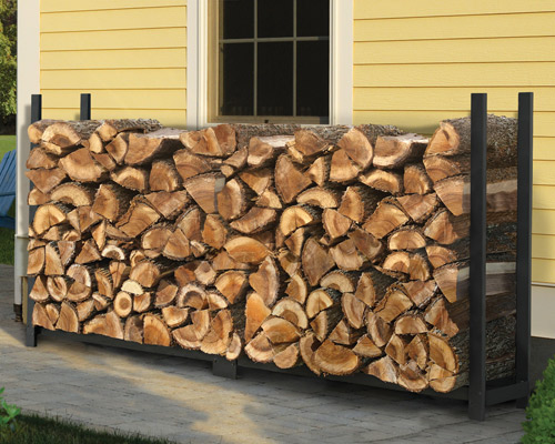 Picture of ShelterLogic 90472 8 ft. - 2 4 m Ultra Duty Firewood Rack with o Cover