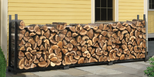 Picture of ShelterLogic 90473 12 ft. - 3 7 m Ultra Duty Firewood Rack with o Cover