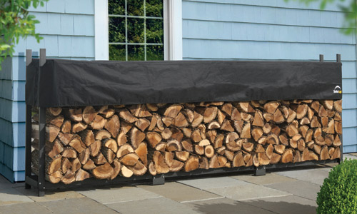 Picture of ShelterLogic 90476 12 ft. - 3 7 m Ultra Duty Firewood Rack with Cover
